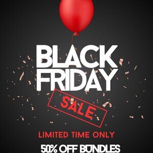 BLACK FRIDAY SALE ! 50% Off Bundles
